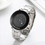KEVIN nouveau Design Couple montres mode noir cadran rond en acier inoxydable bande Quartz montre-bracelet hommes femmes amant cadeaux