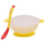 Ensemble de bols pour bébé | Bol d'entraînement, cuillère service de table bol à dîner apprentissage des plats avec ventouse, enfants formation vaisselle TSLM
