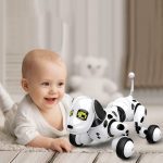RC Robot chien jouet chanter danse Intelligent électronique jouet pour animaux de compagnie interactif Intelligent parlant jouet Led mignon animaux enfants cadeau d'anniversaire