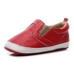 Chaussures en cuir pour bébé garçon chaussures de sport pour bébé nouveau-né premier marcheur chaussures à semelles souples pour enfant en bas âge pour 0 -1 an