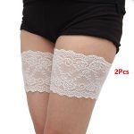 Bandes de cuisse d'été dentelle jambières femme enceinte Silicone anti-dérapant bandes de cuisse Anti-Friction femmes jambières
