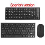 2.4G sans fil Bluetooth clavier avec souris pour tablette ordinateur portable iPad téléphone intelligent Support IOS Android téléphone russe espagnol