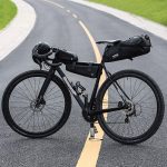 Rhinowalk vélo étanche sac de selle de vélo réfléchissant grande capacité pliable queue arrière sac cyclisme vtt coffre sacoche noir