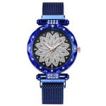 Mode de luxe femmes montres Bracelet décontracté en cuir cristal montre-Bracelet