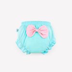 Shorts bouffants pour bébés filles | Culottes 100% coton pour enfants, sous-vêtements pour bébés garçons tout-petit, culottes à nœud papillon, couleur unie