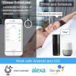 LoraTap - Interrupteur tactile rideaux et volet roulant électrique avec télécommande - Alexa et Google Home