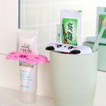 Outils distributeur de dentifrice 1 pièce | Pour enfants enfants, pâte à dents animale, Tube presse-agrumes dentifrice, support à rouler, fournitures de salle de bain pour la maison