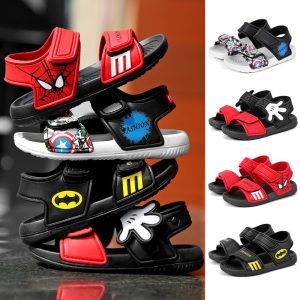 Sandales d'été pour bébés garçons | Sandales pour enfants Batman spiderman, chaussures de plage, chaussures pour garçons, 2020