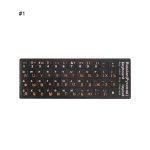 Mode russe lettres clavier couverture autocollant étanche givré PVC pour ordinateur portable bureau clavier clavier ordinateur portable