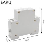 Télécommande intelligente de relais de commutateur de minuterie de disjoncteur de WIFI de Rail de 1P Din par l'application d'ewelink maison intelligente compatible avec Alexa Google