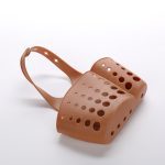 Ventouse utile éponge de cuisine | Porte-vidange PP caoutchouc toilette organiseur étagère de rangement éponge panier de rangement outils de lavage pour tissus