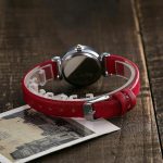 Classique femmes montres décontracté Quartz bracelet en cuir bracelet montre ronde analogique horloge montres-bracelets
