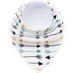 Bibelots Triangle en coton pour bébé | Écharpe en coton pour enfants, Baberos, bavoir Dribble, bavoir absorbant, pour nouveau-né