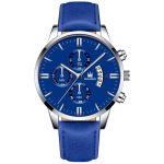 2020 Relogio Masculino montre hommes calendrier mode Sport cadre acier inoxydable bracelet en cuir Quartz montre d'affaires Reloj Hombre