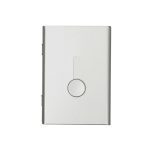 Ultra Mince En Acier Inoxydable Coulissante porte-carte d'identité Hommes Étuis pour Cartes de visite Femmes Élégantes En Métal de Main-poussée De La Carte Bancaire Boîte