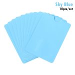 1/4/5/10 pièces en aluminium feuille RFID boîtier anti-degauss porte-carte Protection jeu de cartes bancaires sac de Protection NFC antivol porte-carte