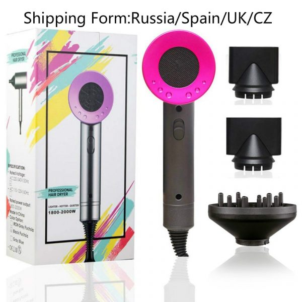 Sèche cheveux vent fort professionnel sèche cheveux Salon sèche chaud & froid vent négatif ionique marteau souffleur sec électrique sèche cheveux