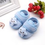 Chaussures d'hiver pour bébés filles | Chaussures chaudes et confortables à semelle souple, en coton et avec étoiles en peluche, 05 *