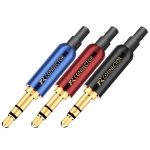 3 pièces Jack 3.5mm R connecteur 3 pôles plaqué or stéréo 3.5mm jack bricolage adaptateur pour écouteurs avec prise arrière pour fixer le câble stable