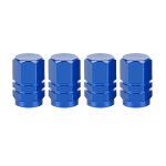 Bouchons de tige de Valve d'air | Pneu en aluminium, tige de jantes, argent couvercle de pneu, voiture camion vélo roue de voiture, pneus vannes universelles de 4 pièces