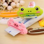 Outils distributeur de dentifrice 1 pièce | Pour enfants enfants, pâte à dents animale, Tube presse-agrumes dentifrice, support à rouler, fournitures de salle de bain pour la maison