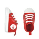 0-12M nouveau-né bébé garçon fille landau chaussures enfant en bas âge blanc baskets décontracté doux confortable à lacets chaussures d'intérieur infantile premiers marcheurs