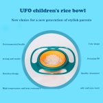Imebaby360 ° rotation balance | anti-déversement enfants bol en forme de plat enfants vaisselle de qualité alimentaire PP matériel pour bébé