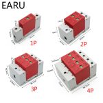 Protecteur de surtension de maison | Dispositif d'alarme OEM, anti-choc, pour maison, SPD 1P 2P 3P 4P 20 ~ 40KA 30KA ~ 60KA 385V, pour usine
