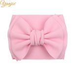 2020 nouveauté grand 7 "cheveux nœuds bandeau gaufre tissu élastique bandes de cheveux bricolage filles cheveux accessoires accessoires de mode