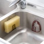 Évier pratique porte-éponge en plastique | Évier pratique, évier égouttoir de séchage, ventouse vaisselle patère à vêtements pour épurateur savon, rangement étagère