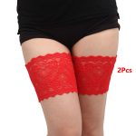 Bandes de cuisse d'été dentelle jambières femme enceinte Silicone anti-dérapant bandes de cuisse Anti-Friction femmes jambières