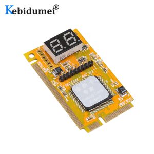 Kebidumei Mini PCI-E LPC testeur d'analyseur de PC Test de carte postale pour ordinateur portable affichage de caractères hexadécimaux