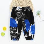 HIPAC enfants pantalons printemps et été sauvage Harem garçons dessin animé grand PP pantalon bébé coton mode pantalon plusieurs couleurs imprime