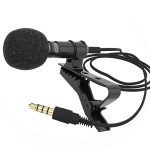 1/2 pièces/ensemble micro pince-on collier cravate téléphone portable Lavalier Microphone micro pour ios Android téléphone portable ordinateur portable tablette enregistrement