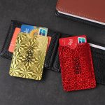 1/4/5/10 pièces en aluminium feuille RFID boîtier anti-degauss porte-carte Protection jeu de cartes bancaires sac de Protection NFC antivol porte-carte