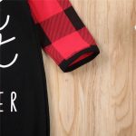 Couvre-chef motif écossais manches longues | 0-9M, pour nouveau-né garçon fille, couvre-chef, sac de nuit, couvre-chef, chapeau, 3 pièces, vêtements pour bébés