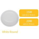 Mur Led lumière monté en Surface luminaire 15W 20W salle de bain salon cuisine 110V 220V IP65 étanche extérieur La
