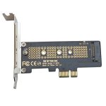 NVMe PCIe M.2 NGFF SSD vers PCIe x1 carte adaptateur PCIe x1 vers M.2 carte avec support
