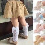Bébé nourrissons enfants bambins filles garçons genou chaussettes hautes collants jambières ruban nœud solide coton Stretch mignon belle 0-3Y