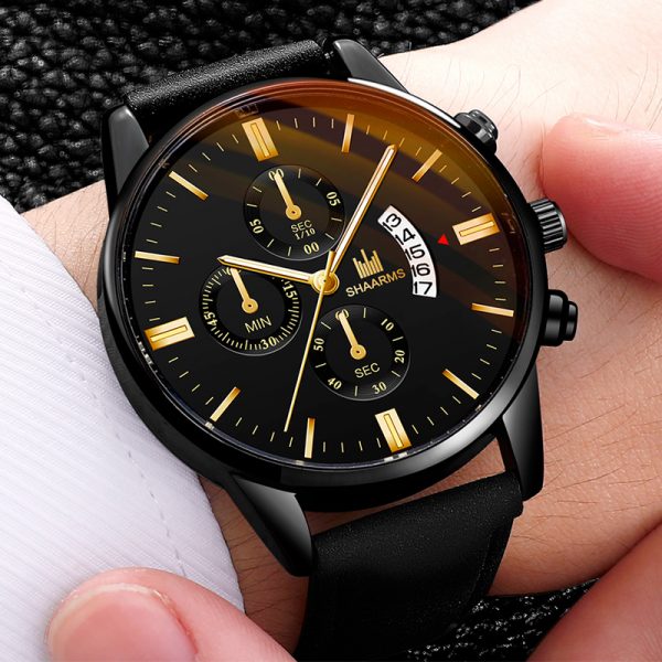 2020 Relogio Masculino montre hommes calendrier mode Sport cadre acier inoxydable bracelet en cuir Quartz montre d'affaires Reloj Hombre
