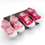 JGSHOWKITO filles toile chaussures chaussures de sport doux enfants course baskets couleur bonbon avec dessin animé lapin carottes imprime enfants