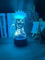 Japonais Anime Naruto Figure 3d lampe de nuit pour enfants chambre décor veilleuse meilleur cadeau d'anniversaire enfant chevet Led veilleuse