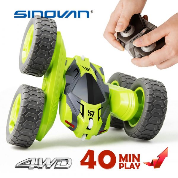 RC cascadeur voiture 2.4G 4CH dérive déformation Buggy rouleau voiture 360 degrés rotation Double face retournement véhicule modèles télécommande jouets