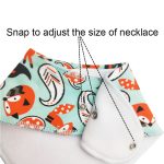 Bibelots Triangle en coton pour bébé | Écharpe en coton pour enfants, Baberos, bavoir Dribble, bavoir absorbant, pour nouveau-né