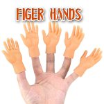 2 pièces/ensemble Mini doigt Halloween Mini mains minuscule main droite gauche pour le Costume de fête de jeu