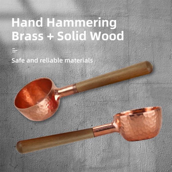 Produits de cuisine créatifs cuillère à café en cuivre, cuillère à café en cuivre, cuillère à café nouveau!