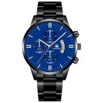 Hommes de luxe affaires militaire montre à Quartz or acier inoxydable bande hommes montres Date calendrier mâle horloge Relogio direct montre