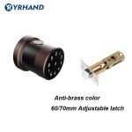 Smart Lock Fingerprint Biometric Door Lock Keyless Touchscreen Keypad Card Electronic Digital Door Lock with TT lock app