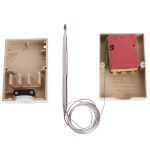 AC220V 0-40 interrupteur de température Thermostat capillaire contrôleur w boîte étanche