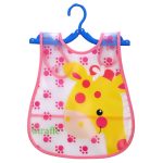 1 pièces bavoir Animal réglable bébé bavoirs en plastique imperméable à l'eau déjeuner alimentation bavoirs bébé dessin animé alimentation tissu enfants bébé tablier De